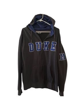 DUKE University Collegiate Full-Zip Hooded Sweatshirt Stadium Athletics Size XL
